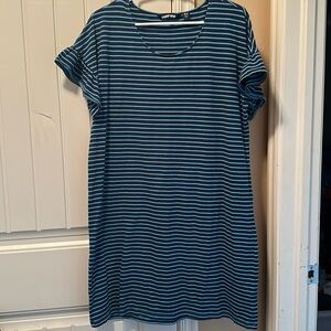 Striped t-shirt dress
